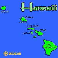 Hawaiian Islands Map