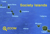 Society Islands Map